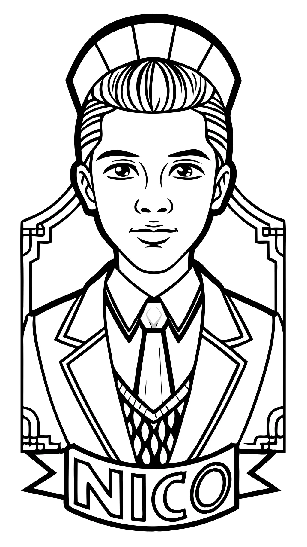 lackadaisy nico coloring pages